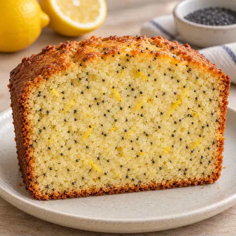 Botercake — citroen, maanzaad