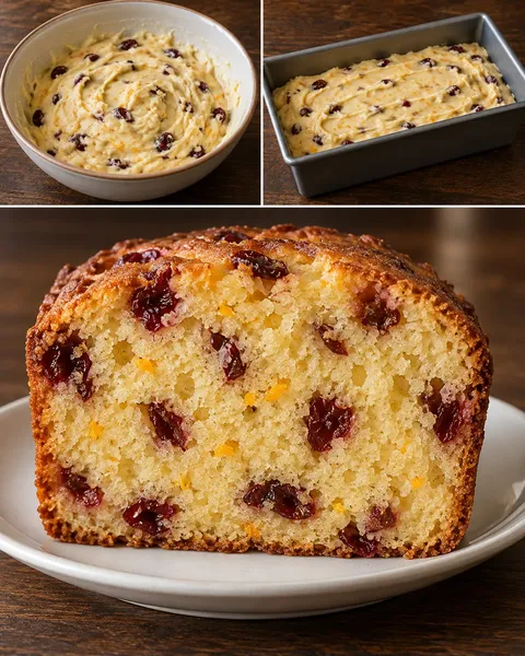 Botercake — cranberry’s, sinaasappel