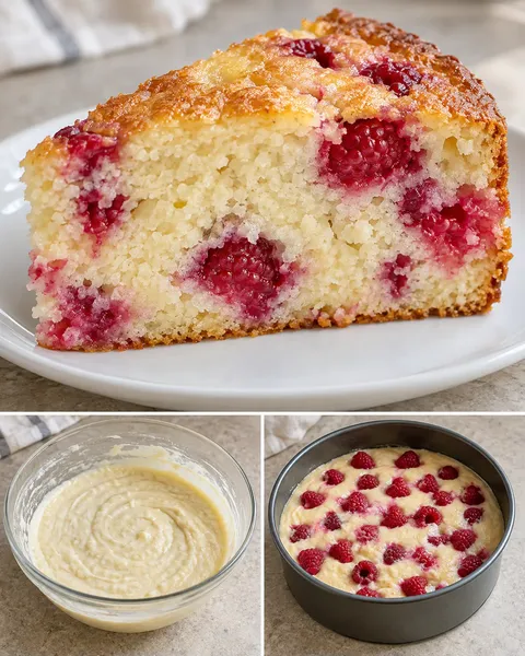 Yoghurtcake — framboos, vanille