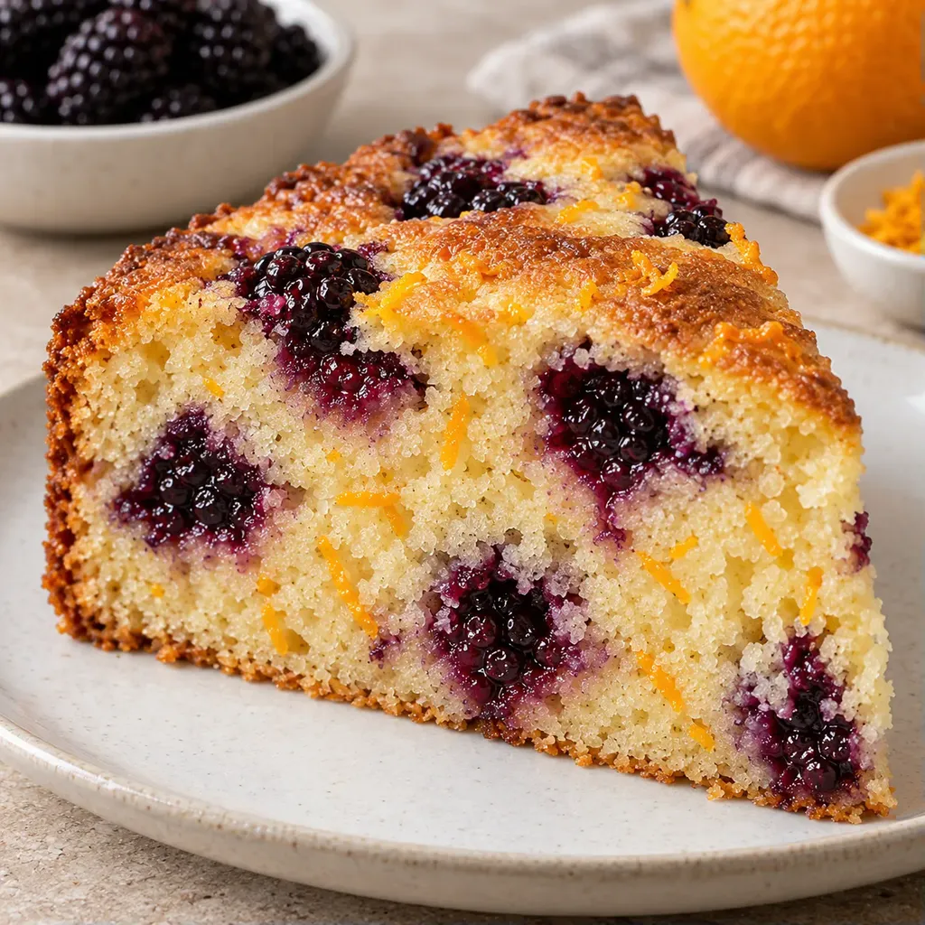 Yoghurtcake — braam, sinaasappel