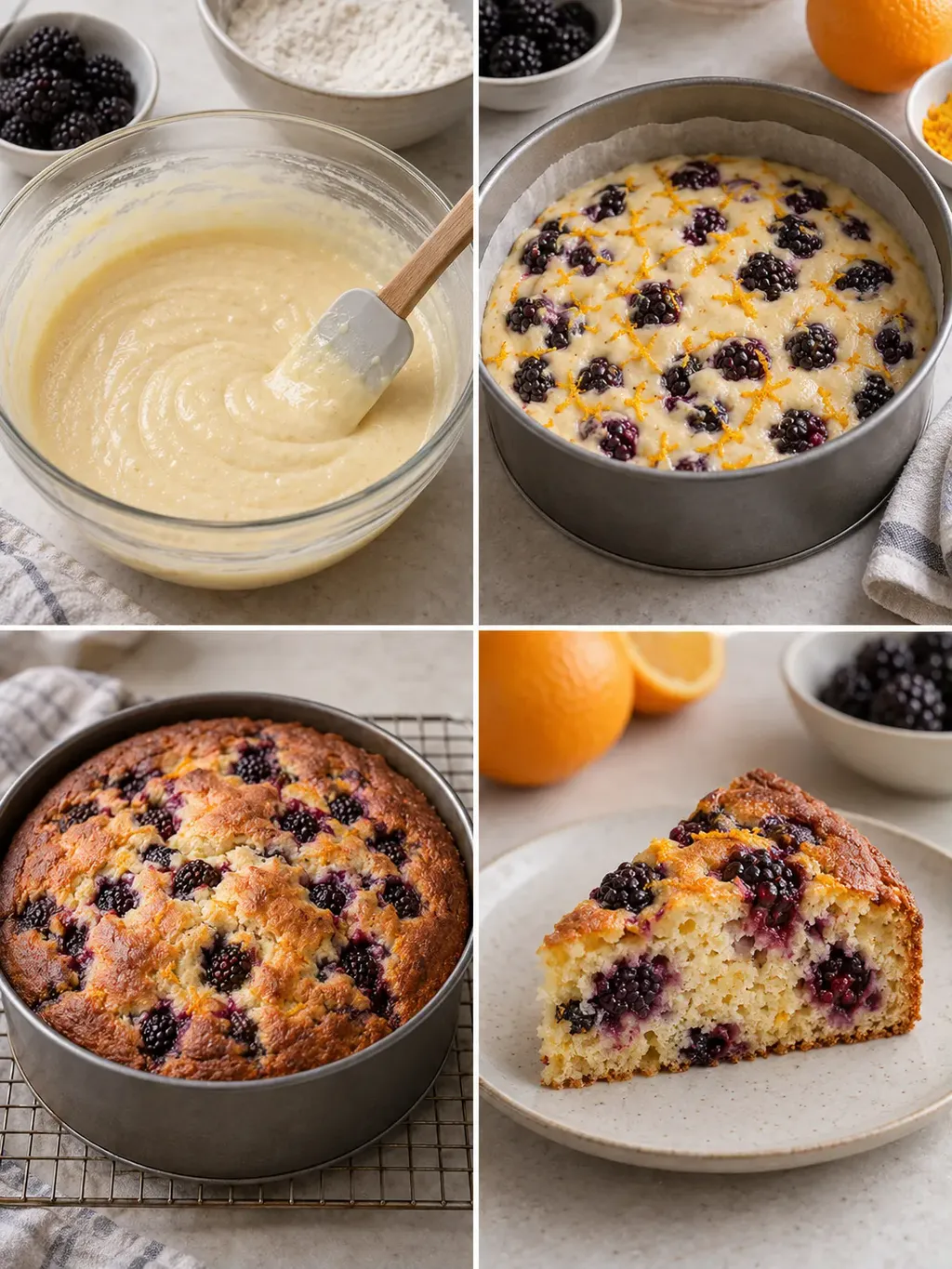 Yoghurtcake — braam, sinaasappel