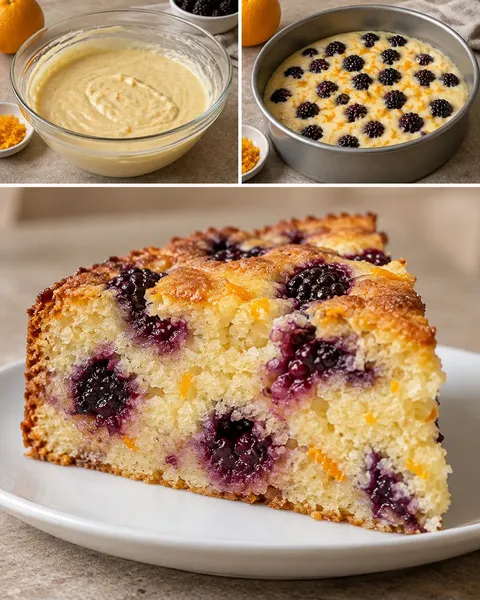 Yoghurtcake — braam, sinaasappel