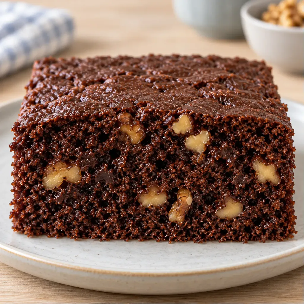 Cacaocake — koffie, walnoten