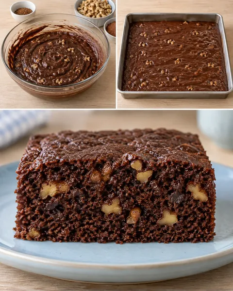 Cacaocake — koffie, walnoten