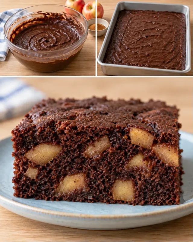 Cacaocake — appel, kaneel
