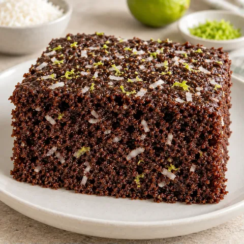 Cacaocake — kokos, limoen
