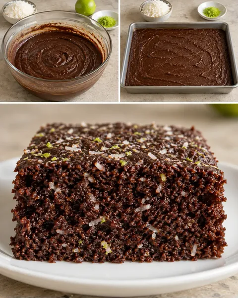 Cacaocake — kokos, limoen