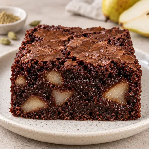 Brownie — peer, kardemom