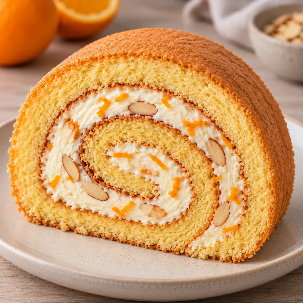 Biscuitrol — sinaasappel, amandelen