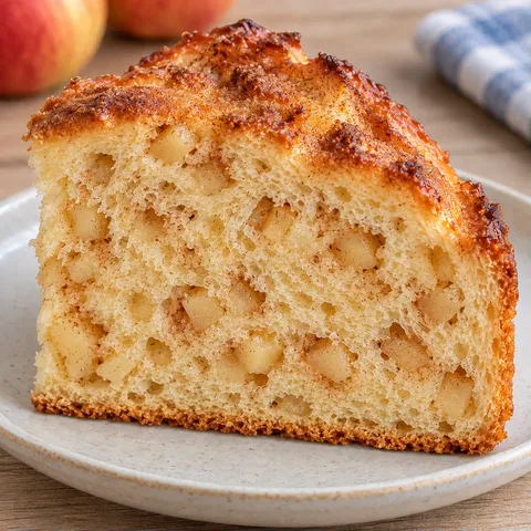 Zoete gistcake — appel, kaneel