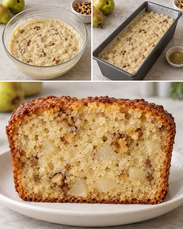 Botercake — peer, kardemom, walnoten