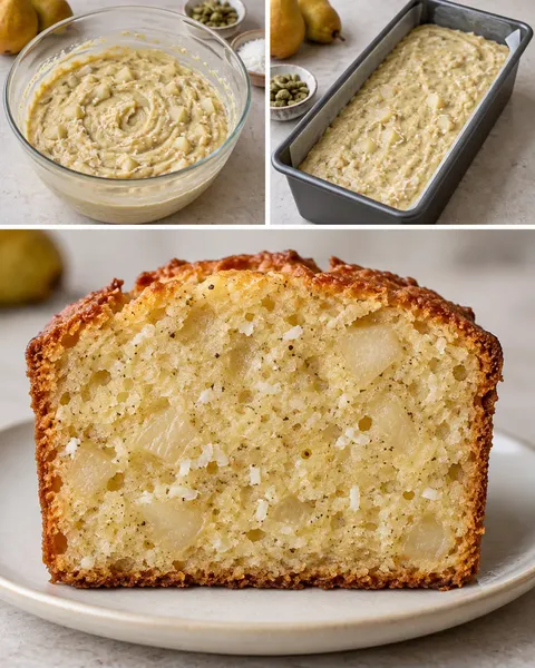 Botercake — peer, kardemom, kokos