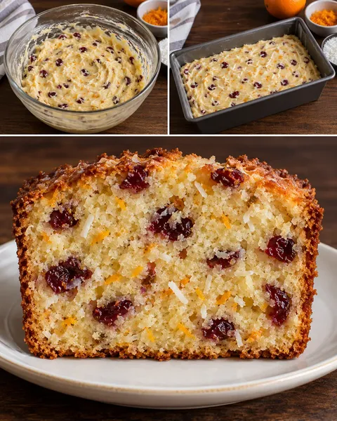 Botercake — cranberry’s, sinaasappel, kokos