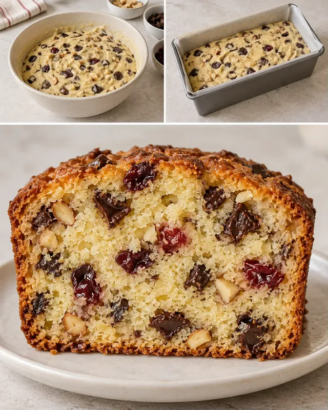 Botercake — pure chocolade, hazelnoten, cranberry’s