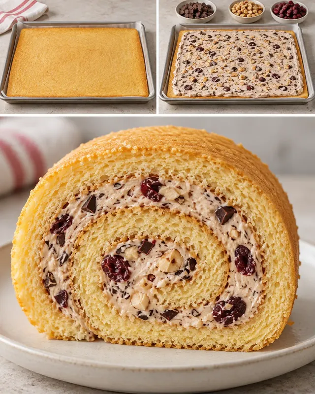 Biscuitrol — pure chocolade, hazelnoten, cranberry’s