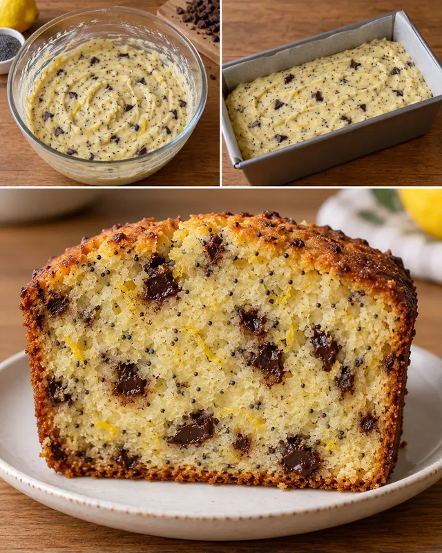 Botercake — citroen, maanzaad, pure chocolade