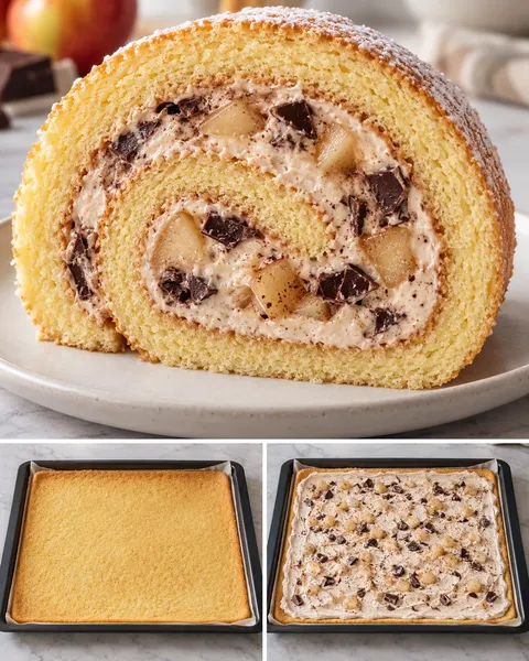 Biscuitrol — appel, kaneel, pure chocolade